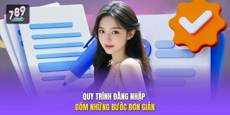 Quy trình đăng nhập gồm những bước đơn giản